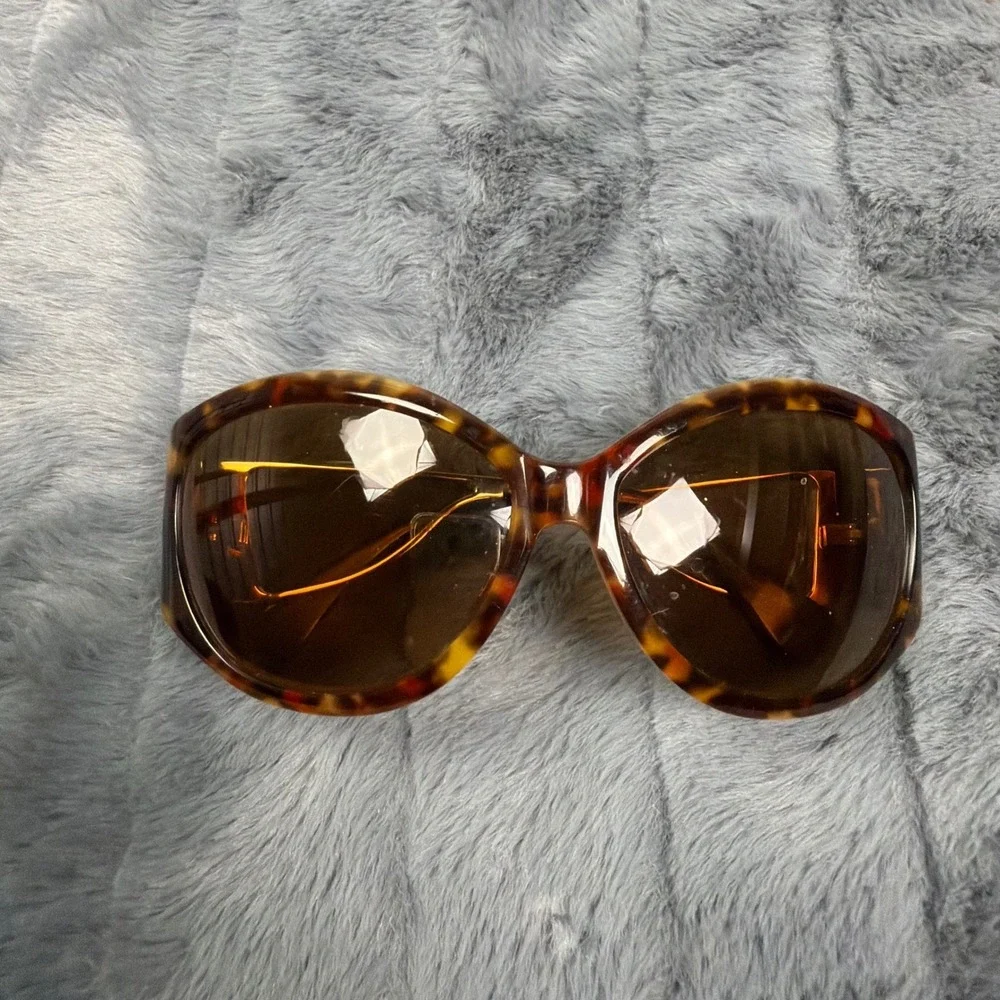 Ashby Grace Oversized Butterfly Sunglasses Tortoise Shell Polarized Brown Lens